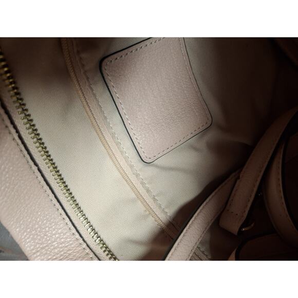 Coach Salmon Leather Side Zipped Shoulder Bag Flaws - Picture 5 of 7